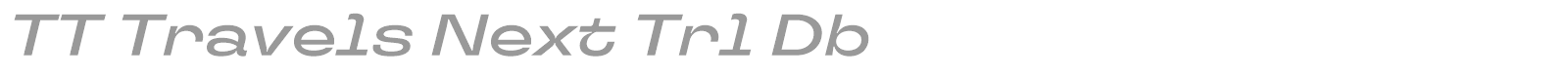 TT Travels Next font preview